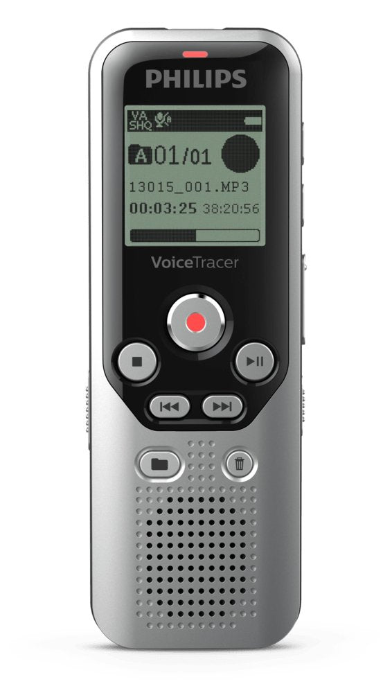 Philips Dvt1250 Dictáfono Negro, Gris
