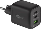 EAN 4040849647536 - Goobay 64753 cargador de dispositivo móvil Auriculares, Smartphone, Tableta Negro Corriente alterna Carga imagen 1