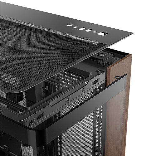 Caja Pc  Antec C8 Curve Wood E-Atx Negro 2xvent 160 Mm 1x140mm 2xusb Sn Fuente