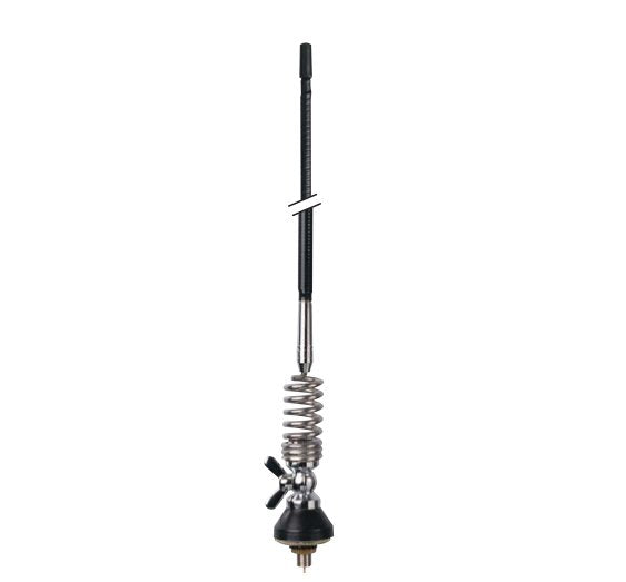 Albrecht Gamma Ii F Antena De Coche Rígida Negro, Acero Inoxidable