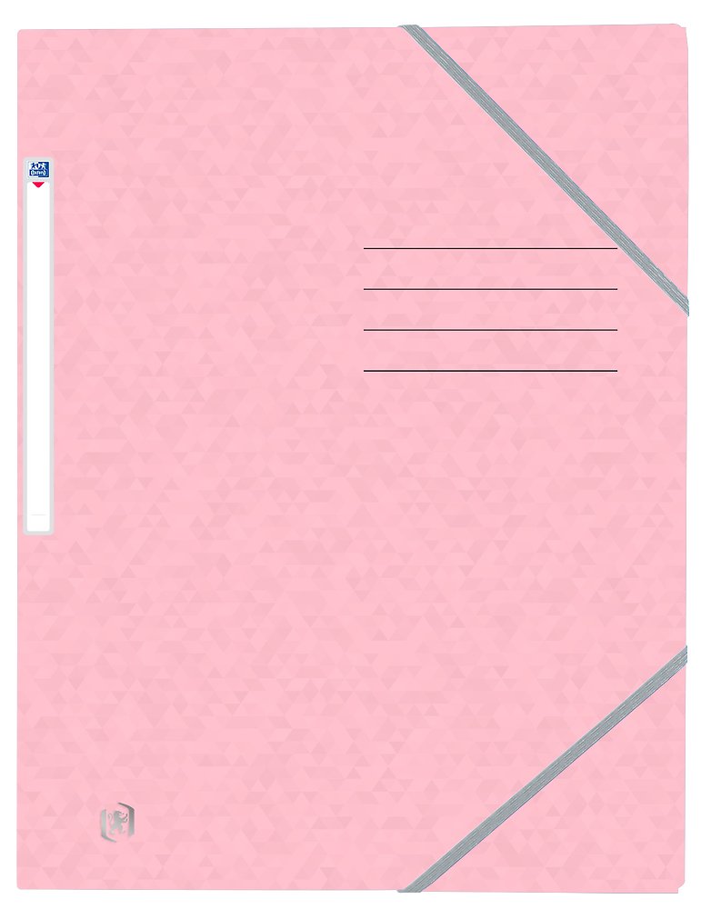 Oxford Eckspanner Top File Din A4 Pastell-Rosa - A4