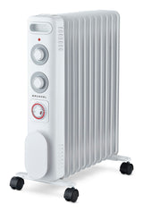 Radiador De Aceite Grunkel Rd-2500s 3 Potencias 2500w 11 Elementos Caloríficos