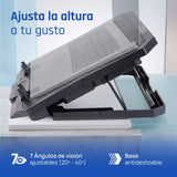 EAN 8435364319703 - iggual RP6V17 Soporte para ordenador portátil Negro 43,2 cm (17") imagen 4