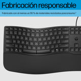 EAN 0197498232683 - HP 485 Comfort Wired Keyboard teclado Oficina USB Negro imagen 5