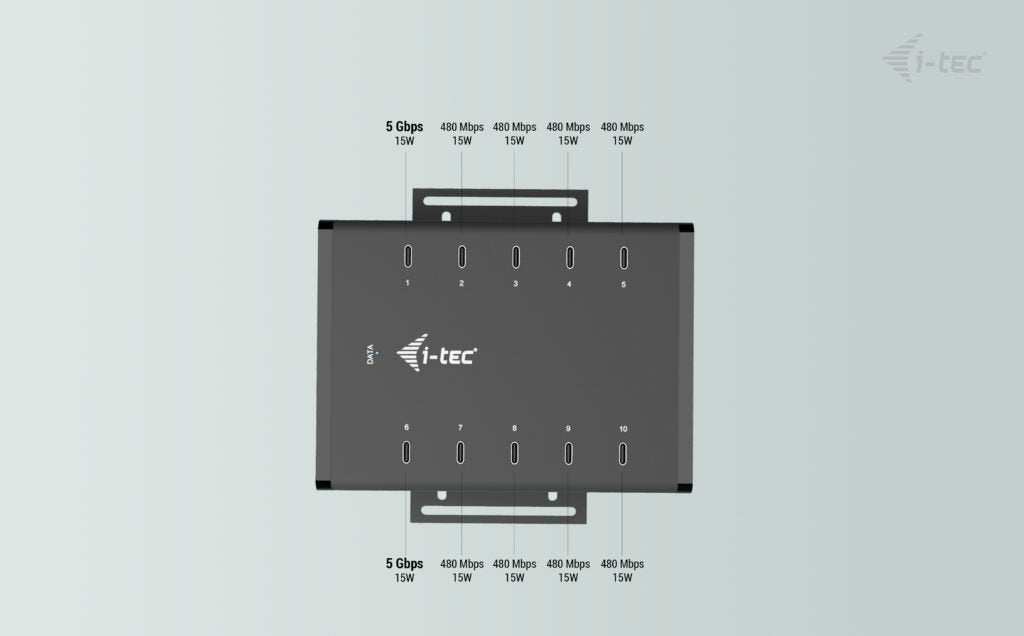 I-Tec Charging Hub 10x Usb-C