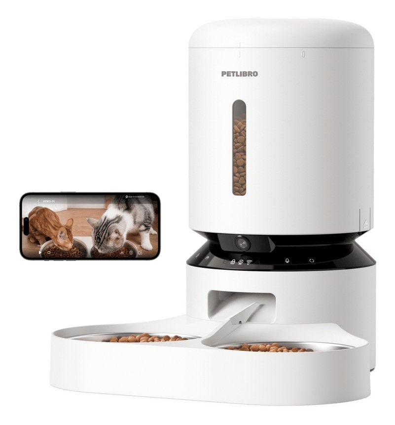 Petlibro Granary Camera Dual Food Tray Blanco