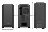 Caja Pc Be Quiet! Torre E-Atx Silent Base 601 Black 2 Ventiladores/Insonorizada Bg026