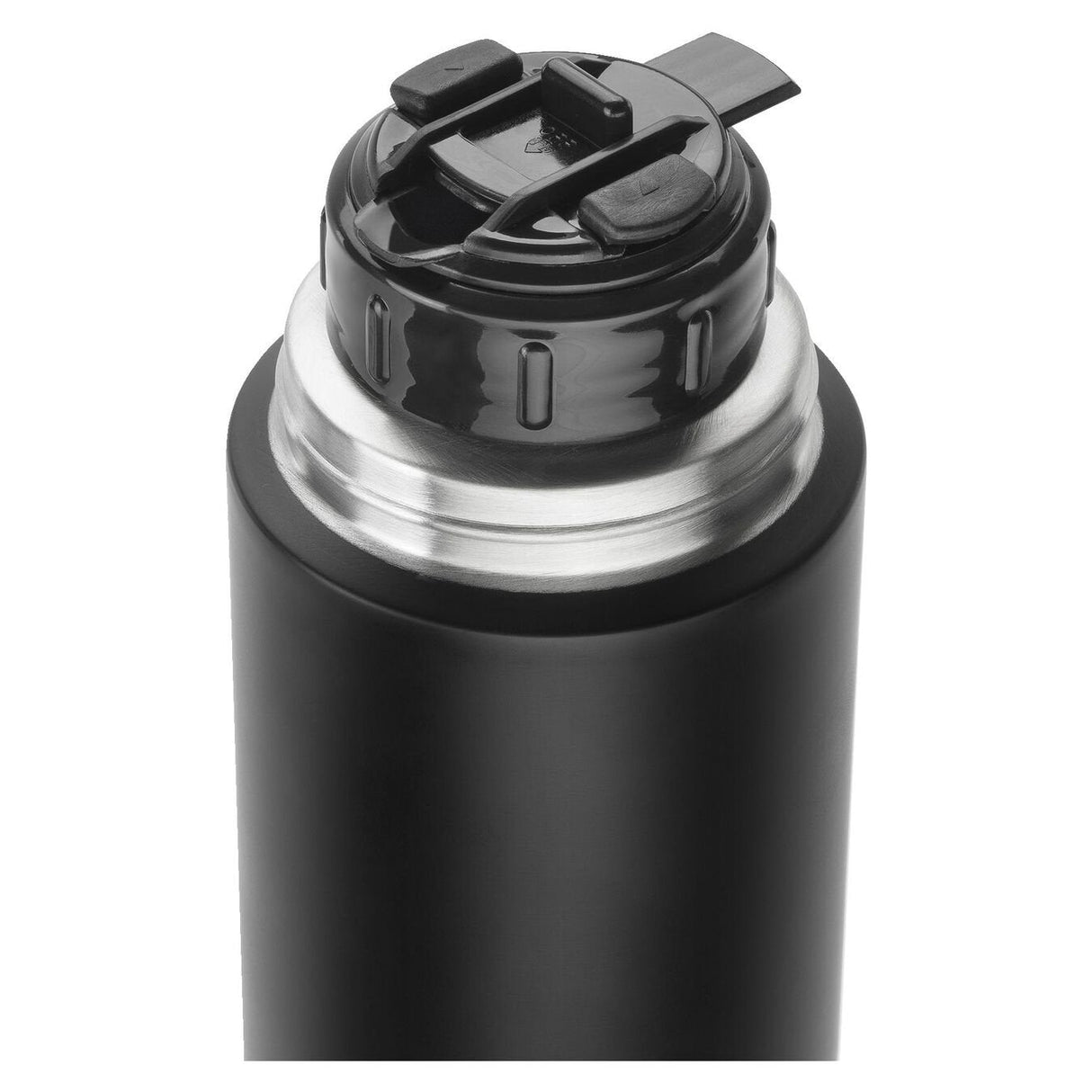 Jarra Termo  Zwilling Thermo (39500-514-0)  Con Taza 1 Litro Acero Inoxidable Negro