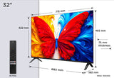 Tcl S5l 32s5l Televisor 81,3 Cm (32") Full Hd Smart Tv Wifi Negro 300 Cd / M²