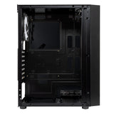 Caja Pc Unykach Gaming Atx Glayze Rgb, Negra - 1*Usb 3.0 - 2*Usb 2.0