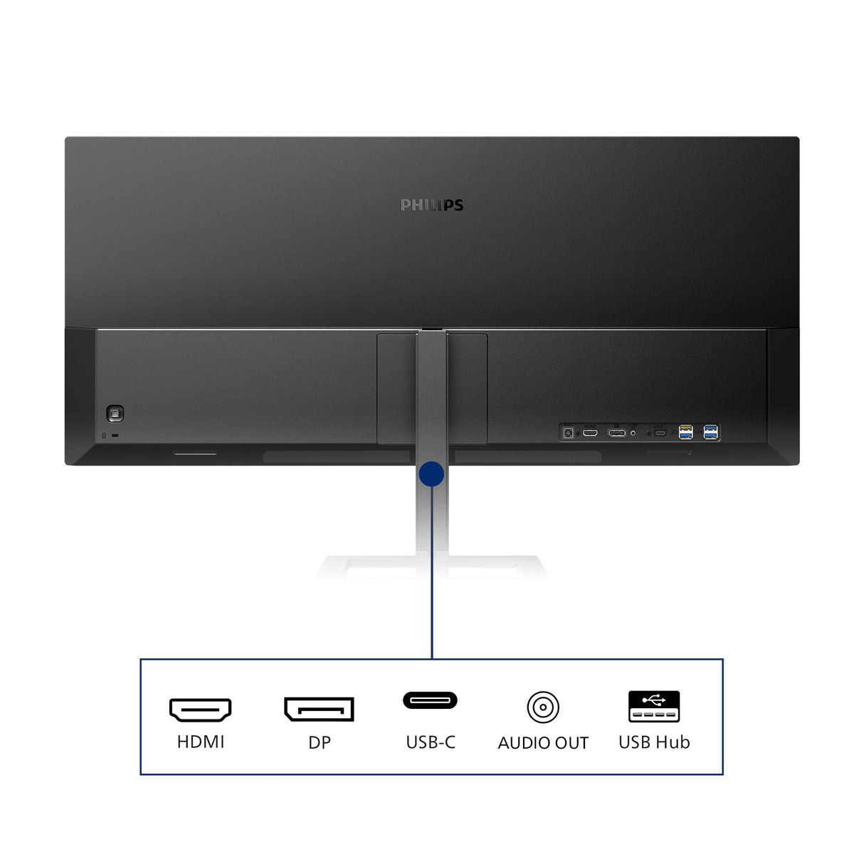 EAN 8712581796136 - Philips E Line 346E2LAE/00 pantalla para PC 86,4 cm (34") 3440 x 1440 Pixeles Wide Quad HD LCD Negro imagen 4