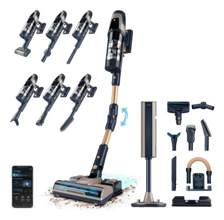 EAN 8435771930621 - Cecotec Conga Rockstar 11500 Odyssey Station Connected IA Aspiradora escoba 2 en 1 Batería Secar HEPA Sin imagen 7