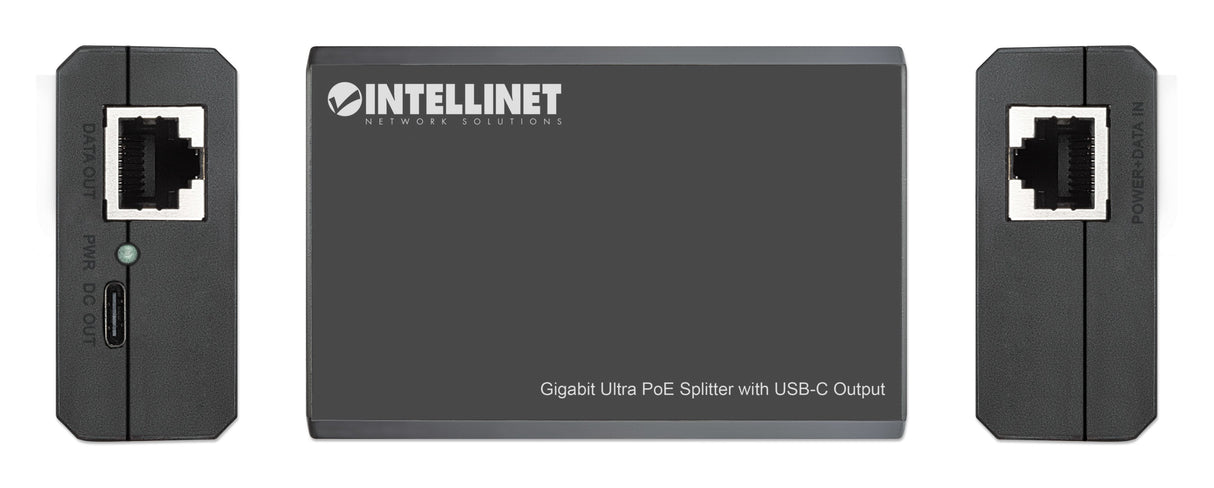 Intellinet Gigabit Ultra Poe-Splitter Con Usb-C-Ausgang 45w