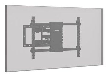 Hagor Wandhalterung 800x600mm -80kg 55-75'' Neig Schwenk Negro