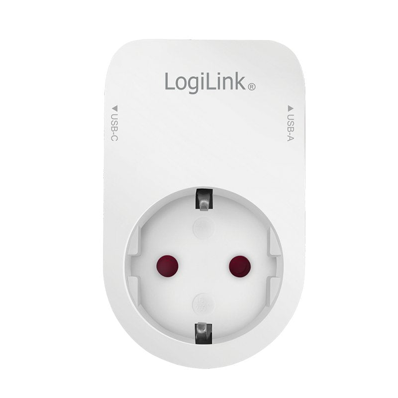 Cargador Usb-A Y Usb-C  2 Puert. 17w 2,4a  Blanco Schuco