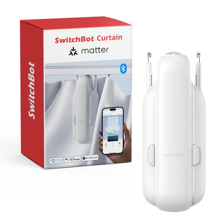 EAN 0850043739951 - SwitchBot W2400000R cortina inteligente U Rail (EU&UK) 15 kg imagen 4