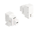 Keystone Modul Mit Usb Type-C Ladebuchse Pd 20 W Weiss