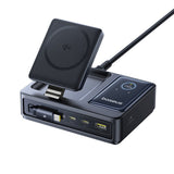 Cargador Inalámbrico Baseus Nomos Universal Negro Corriente Alterna  Carga Rápida Interior