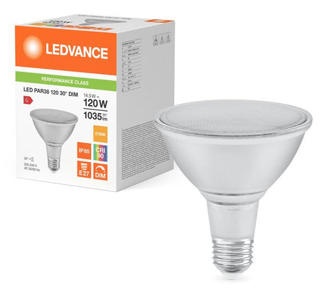 EAN 4099854071270 - Osram LED PAR38 DIM P lámpara LED Blanco cálido 2700 K 14,5 W E27 G imagen 5