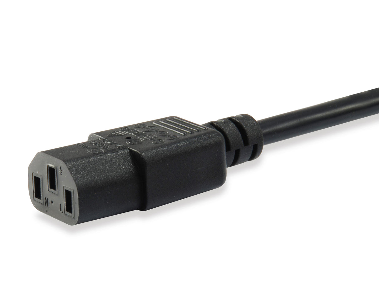 EAN 4015867238714 - Equip 112120 cable de transmisión Negro 1,8 m CEE 7/7 C13 acoplador imagen 3