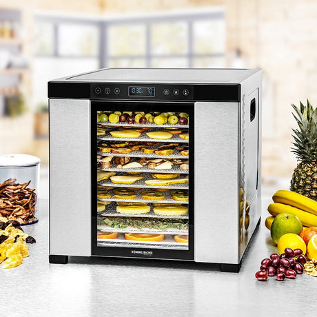 EAN 4001797465030 - Rommelsbacher DA 1050 deshidratador de alimentos Negro, Acero inoxidable 1000 W imagen 4