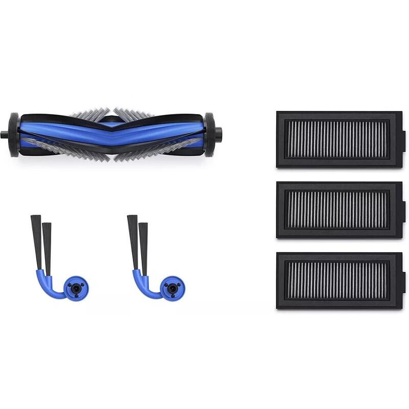Ecovacs Dkt060223 Deebot X11 Service Kit Antibacterial Filter X3 Anti-Tangle Side Brush X2 Anti-Tangle Main Brush X1