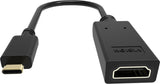 Vision Tc-Usbchdmi/Bl Adaptador De Cable De Vídeo Usb Tipo C Hdmi Tipo A [Estándar] Negro