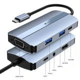 EAN 8436588882653 - Leotec LEDS04 base para portátil y replicador de puertos Acoplamiento USB 3.2 Gen 1 (3.1 Gen 1) Type-C Gr imagen 5