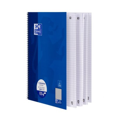 Oxford Collegeblock A4+ 220 X 295 Mm 80 Bl. Kariert Rand L