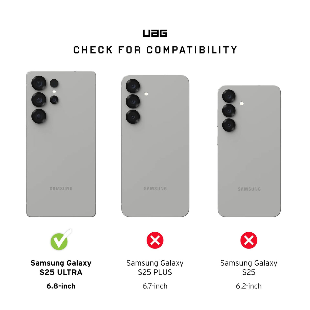 Funda Uag S25 Ultra Essential Armor W/Magnet Berry