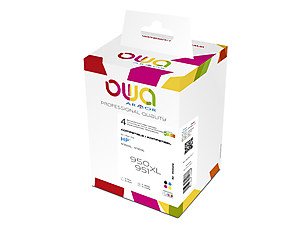 Owa Multipack Compatible Con Hp 950xl Bk + 951xl Cmy