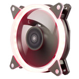Ventilador Caja Adicional 12x12 Unyka Gaming Candy 20 Ring 120mm Rojo