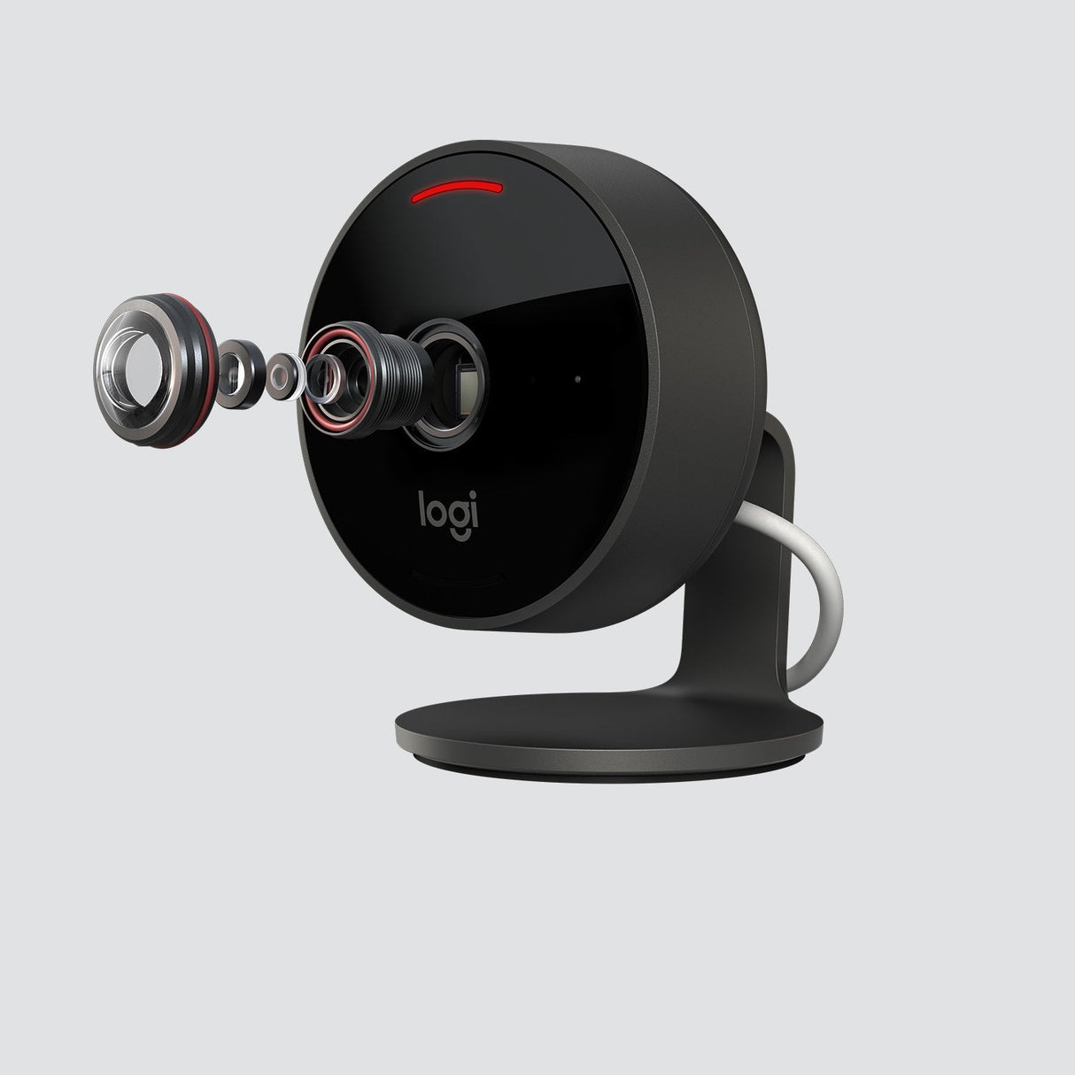 Logitech Circle View Camara De Videovigilancia Wifi Fullhd 1080p - Angulo De Vision 180âº - 2 Canales Audio - Microfono Y Altavoz Integrado - Vision Nocturna - 961-000490