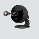 Logitech Circle View Camara De Videovigilancia Wifi Fullhd 1080p - Angulo De Vision 180âº - 2 Canales Audio - Microfono Y Altavoz Integrado - Vision Nocturna - 961-000490