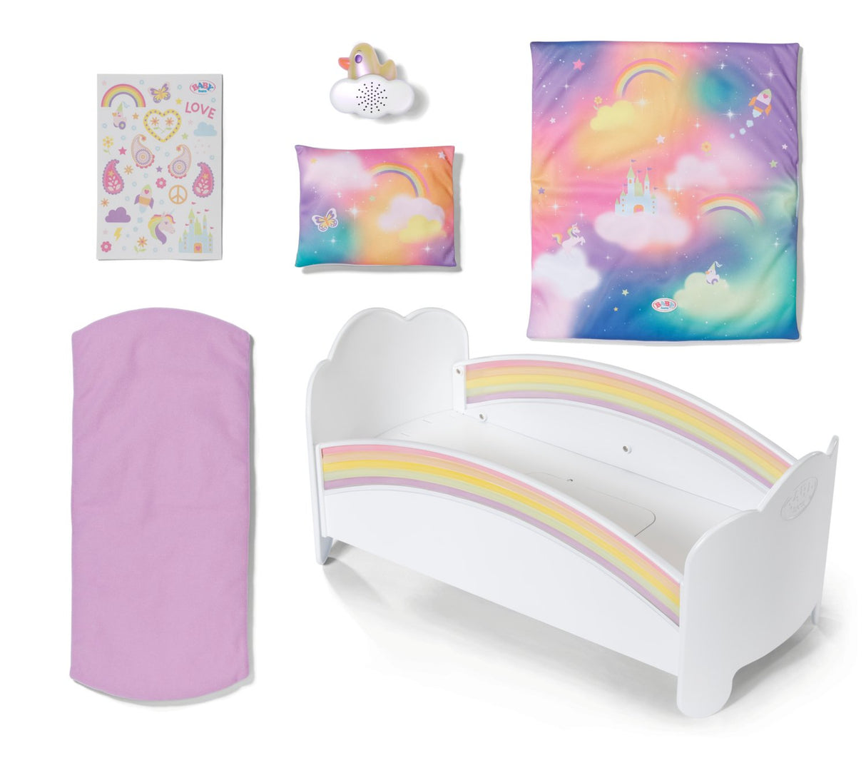 Zapf Creation Baby Born® Cama Arcoíris, Muebles Para Muñecas 835999