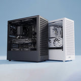 Caja Pc  Atx Mars Gaming Mc-T800 Frontal Airdot Mesh 4x Ventiladores Fdb Cablehatch Usb-C Blanco