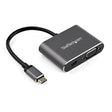 EAN 0065030884518 - StarTech.com CDP2MDPVGA Adaptador gráfico USB 3840 x 2160 Pixeles Gris imagen 1