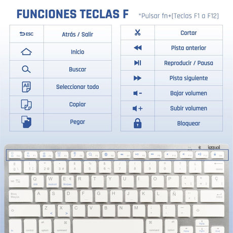 EAN 8435364316788 - iggual TKL-BK teclado Universal QWERTY Español imagen 7