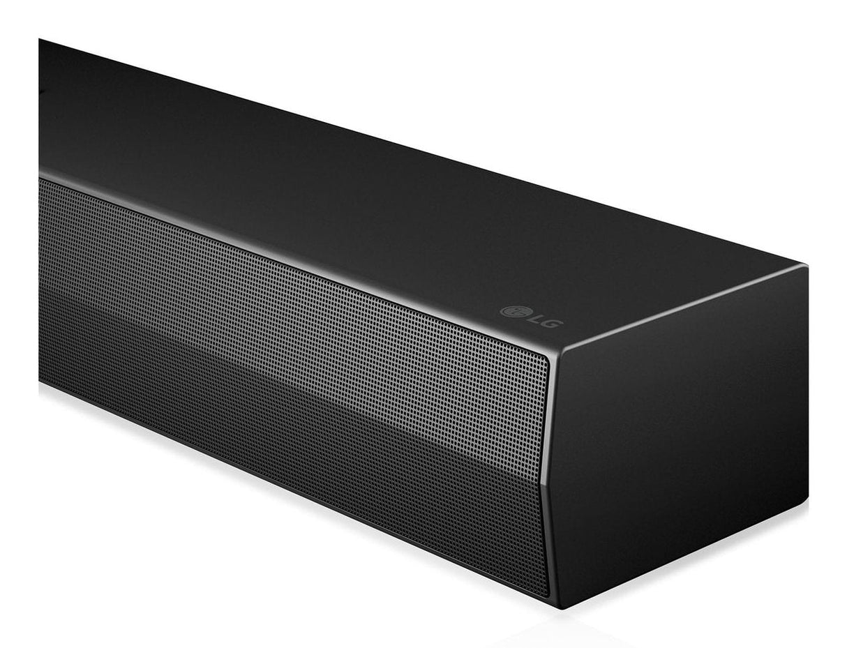 Barra De Sonido Lg S20a Black  Con Doble Subwoofer Integrado Con 50w Y 2.0ch
