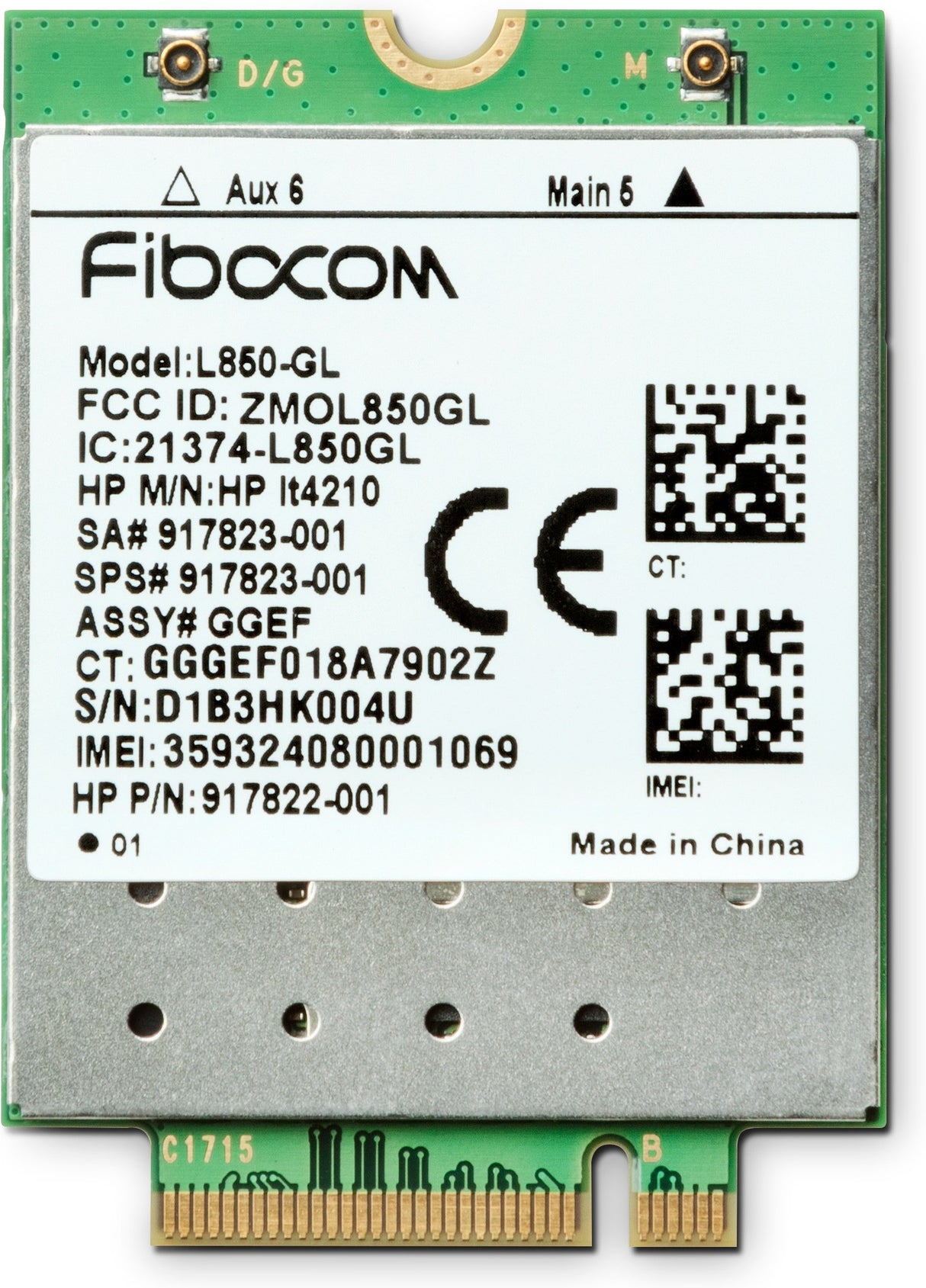 EAN 0192018630512 - HP XMM™ 7360 LTE-Advance WWAN imagen 1