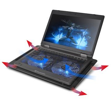 Base Para Portátil Thermaltake Massive 142 43,2 Cm (17 ") Negro