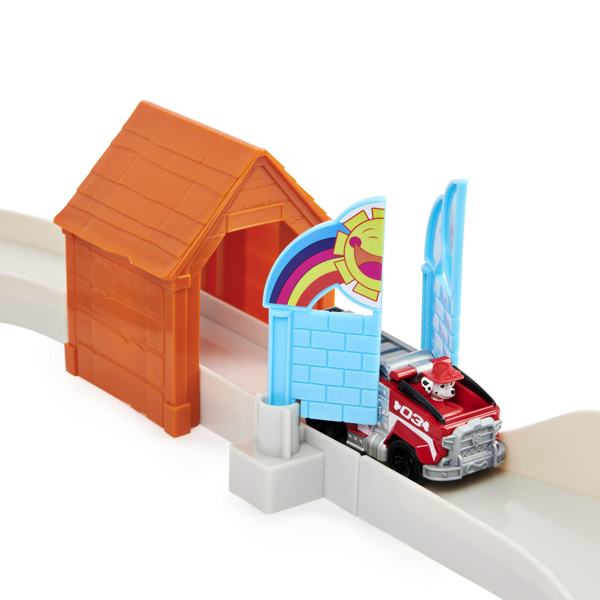 Spin Master Juego De Pista De Carreras De La Película Paw Patrol True Metal Total City Rescue 6061056