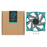 Ventilador Iceberg Thermal Icegale Xtra - 140 Mm Verde Azulado