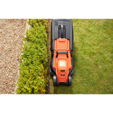 Cortacésped Black+Decker Bemw451bh-Qs  De Empuje A Gasolina Corriente Alterna Negro, Naranja Naranja/Negro