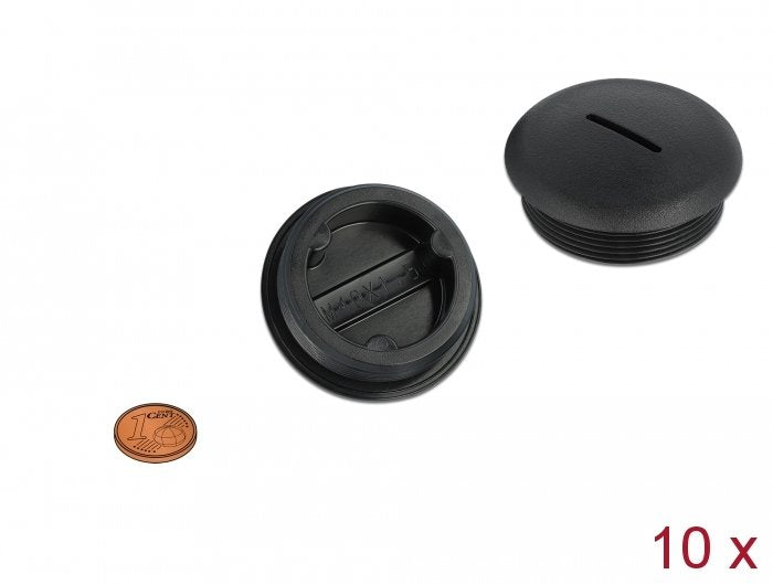 Verschlussstopfen M40 X 1,5 Schwarz 10 Stück