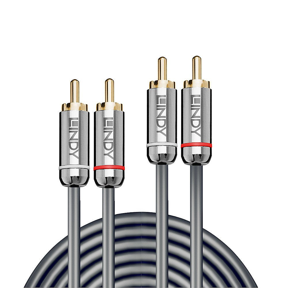 EAN 4002888353489 - Lindy 35348 cable de audio 5 m 2 x RCA Antracita imagen 2
