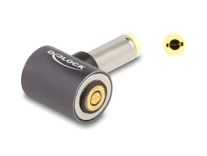 Delock 80791 Adaptador Para Cable De Carga De Portátil De 5,5 X 2,5 Mm Macho A Conector Magnético De 8 Pines