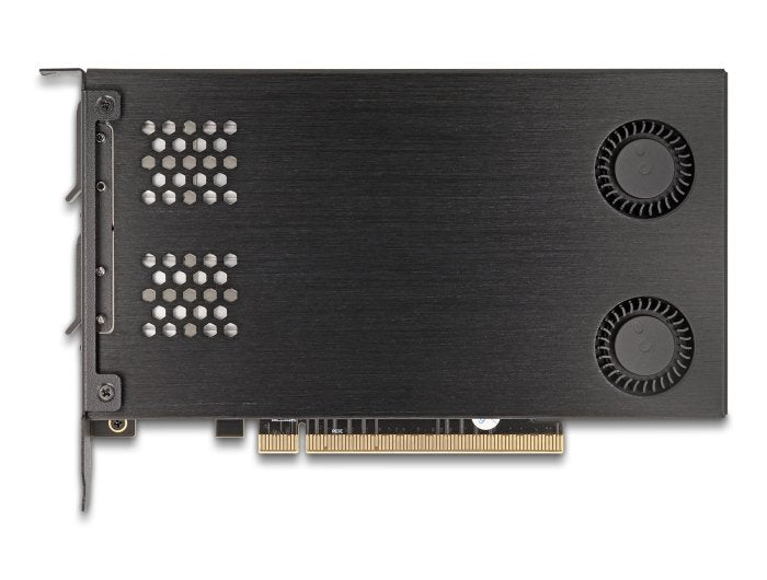Delock 47042 Tarjeta Pci Express X16 De Rack Móvil Para 2 X M.2 Nvme Ssd - Bifurcación