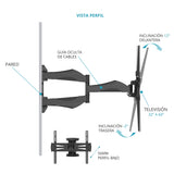 EAN 8436034261162 - TM Electron TMSLC140 soporte para TV 165,1 cm (65") Negro imagen 4