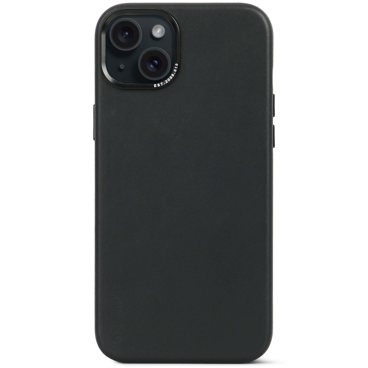 Decoded Leather Backcover For Iphone 15 Plus Black